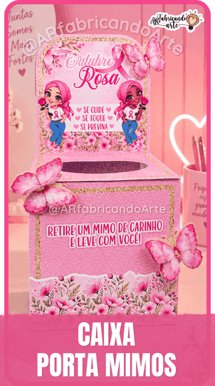 Personalizado de Outubro Rosa, exemplo 2