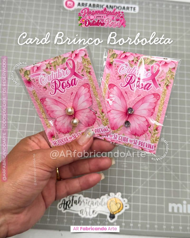 Card Brinco Borboleta